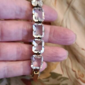 J. Crew Crystal Link Bracelet - Clear Stones